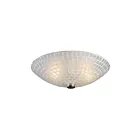 ELK Home Fusion 10139-2WHT Satin Nickel 2 Lights 120W Semi Flush Mount