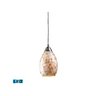 ELK Home Capri Configurable 10141-1-LED Satin Nickel 1 Light 9.5W LED Multi Pendant