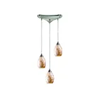 ELK Home Capri Configurable 10141-3 Satin Nickel 3 Lights 180W Multi Pendant