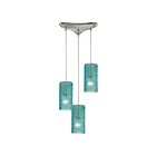 ELK Home Ice Fragments Configurable 10242-3AQ Satin Nickel 3 Lights 180W Multi Pendant