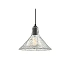 ELK Home Hand Formed Glass 10435-1 Oil Rubbed Bronze 1 Light 60W Mini Pendant