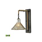 ELK Home Hand Formed Glass 10436-1SCN-LED Oil Rubbed Bronze 1 Light 9.5W LED Wall Sconce