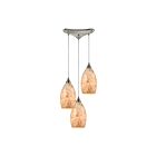 ELK Home Capri Configurable 10443-3 Satin Nickel 3 Lights 180W Multi Pendant