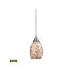 ELK Home Capri Configurable 10444-1-LED Satin Nickel 1 Light 9.5W LED Multi Pendant