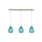 ELK Home Lagoon Configurable 10770-3LP Satin Nickel 3 Lights 180W Multi Pendant