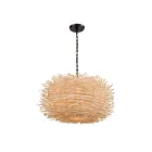 ELK Home 10951-3 Bamboo Nest 180W 3-Lights Oil Rubbed Bronze Chandelier