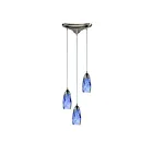 ELK Home Milan Configurable 110-3BL Satin Nickel 3 Lights 180W Multi Pendant