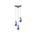 ELK Home Milan Configurable 110-3MT Satin Nickel 3 Lights 180W Multi Pendant