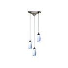 ELK Home Milan Configurable 110-3WH Satin Nickel 3 Lights 180W Multi Pendant