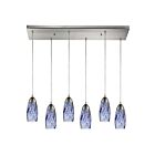 ELK Home Milan Configurable 110-6RC-BL Satin Nickel 6 Lights 360W Multi Pendant