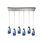 ELK Home Milan Configurable 110-6RC-MT Satin Nickel 6 Lights 360W Multi Pendant