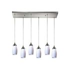 ELK Home Milan Configurable 110-6RC-WH Satin Nickel 6 Lights 360W Multi Pendant
