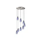 ELK Home Milan Configurable 110-8R-BL Satin Nickel 8 Lights 480W Multi Pendant