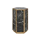 ELK Home 1114-405 Black Marble Homer Accent Table