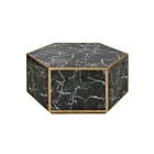 ELK Home 1114-411 Black Marble Homer Coffee Table