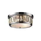 ELK Home Flushmounts 11226-2 Polished Chrome 2 Lights 120W Flush Mount