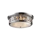 ELK Home Flushmounts 11227-3 Polished Chrome 3 Lights 180W Flush Mount