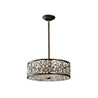 ELK Home 11287-6 Amherst 360W 6-Lights Antique Bronze Chandelier