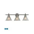 ELK Home Pemberton 11402-3-LED Brushed Nickel 3 Lights 28.5W LED Vanity Light