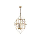 ELK Home Connexions 1141-005 Gold Leaf 4 Lights 240W Pendant