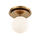 ELK Home Picfair 1141-089 Aged Brass 1 Light 40W Flush Mount