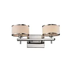 ELK Home Utica 11416-2 Polished Chrome 2 Lights 120W Vanity Light