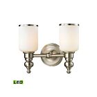 ELK Home Bristol Way 11581-2-LED Brushed Nickel 2 Lights 19W LED Vanity Light