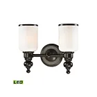 ELK Home Bristol Way 11591-2-LED Oil Rubbed Bronze 2 Lights 19W LED Vanity Light