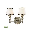 ELK Home Smithfield 11601-2-LED Brushed Nickel 2 Lights 19W LED Vanity Light