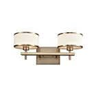 ELK Home Utica 11616-2 Satin Brass 2 Lights 120W Vanity Light