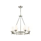 ELK Home 11667-6 Dawson 360W 6-Lights Satin Nickel Chandelier