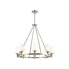 ELK Home 11668-8 Dawson 480W 8-Lights Satin Nickel Chandelier
