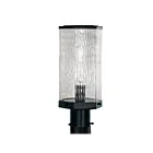 ELK Home 1177-MB-WAV Polygon Matte Black Outdoor Post Lantern