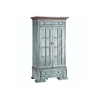 ELK Home 12031 Aged Blue Hartford Cabinet - Tall