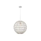 ELK Home Simoom 1223-028 White 1 Light 100W Pendant