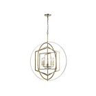 ELK Home 12263-5 Geosphere 300W 5-Lights Polished Nickel Chandelier