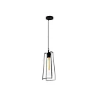 ELK Home 1243-MB-CL 1-Light Matte Black Pendant
