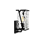ELK Home 1251-MB-CW Waterfall Matte Black Outdoor Wall Mount