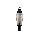 ELK Home 1267-MB-IG Lyrids Matte Black Outdoor Post Lantern