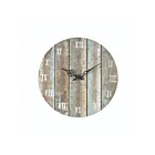 ELK Home 128-1009 Weathered Blue Wooden Roman Wall Clock