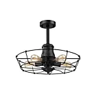 ELK Home Glendora 14259-5 Wrought Iron Black 5 Lights 300W Semi Flush Mount