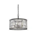 ELK Home 14344-6 Nadina 360W 6-Lights Silverdust Iron Chandelier