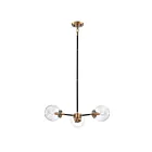 ELK Home 14431-3 Boudreaux 180W 3-Lights Matte Black Chandelier
