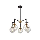 ELK Home 14437-5 Boudreaux 300W 5-Lights Matte Black Chandelier