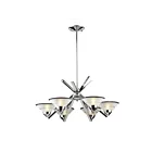 ELK Home 1475-6 Refraction 18W 6-Lights Polished Chrome Chandelier