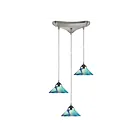 ELK Home Refraction Configurable 1477-3CAR Polished Chrome 3 Lights 120W Multi Pendant