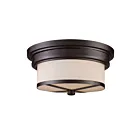 ELK Home Flushmounts 15025-2 Oiled Bronze 2 Lights 120W Flush Mount