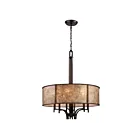 ELK Home 15034-6 Barringer 360W 6-Lights Aged Bronze Chandelier