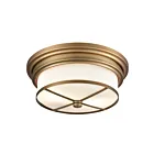 ELK Home Flushmounts 15055-2 Classic Brass 2 Lights 120W Flush Mount
