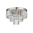 ELK Home Palacial 15215-3 Polished Chrome 3 Lights 180W Semi Flush Mount